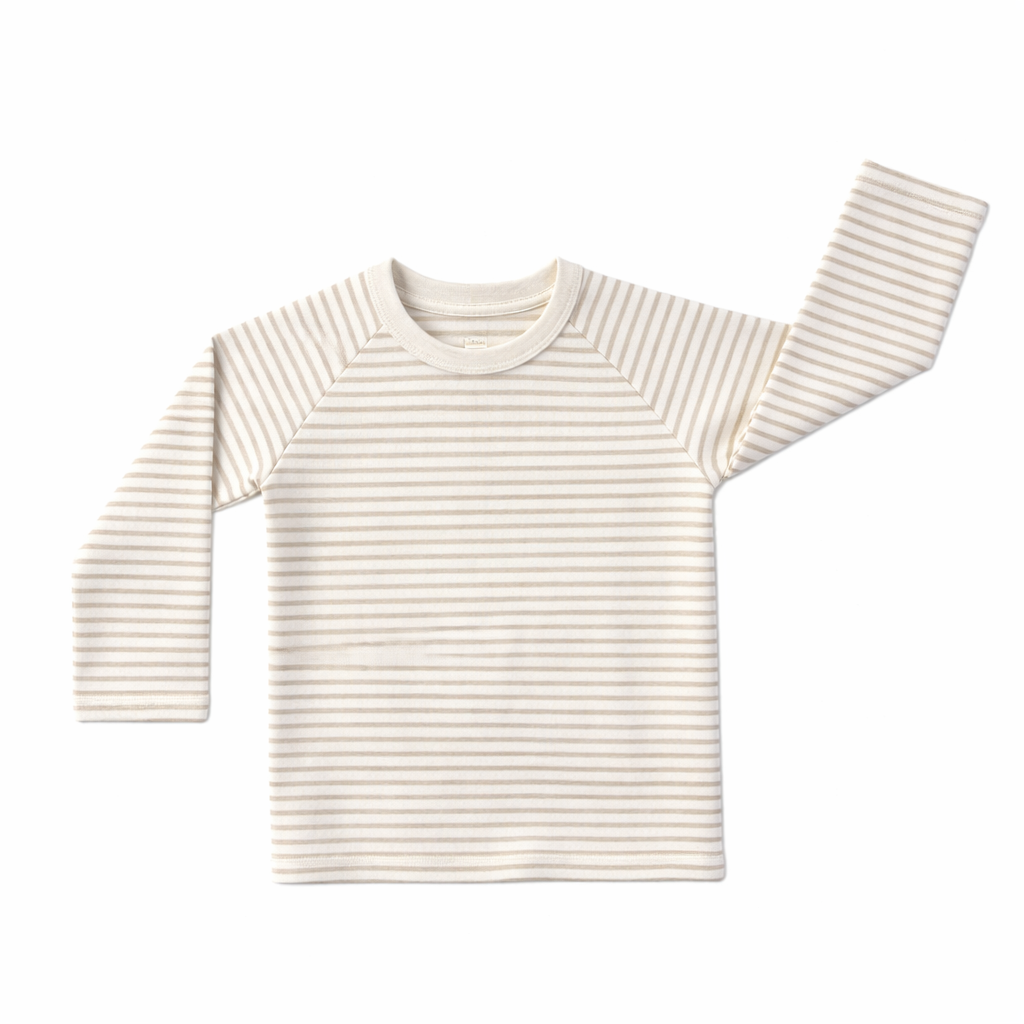 Tate & Adele - Wholesale T-Shirt - Kids - Striped Raglan Tee7
