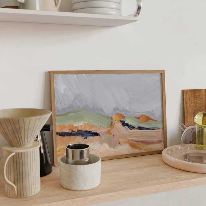 Laurie Anne Art - Wholesale Art Print - Abstract Rainy Art Print - Summer Storm1