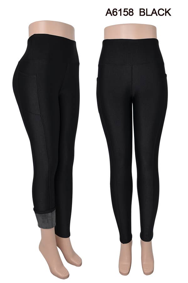 SSImport - Wholesale Athletic/Lounge Leggings - Women's - A6158 WINTER LEGGING FLEECE INSIDE MIXED SIZES 12PCS11