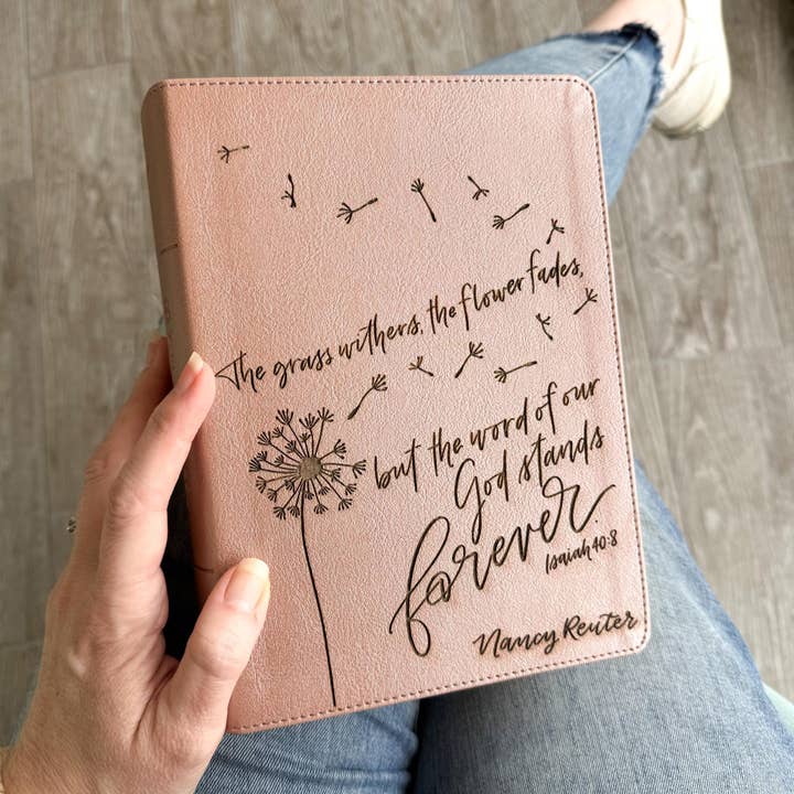 CSB Study Bible - The Grass Withers - Rose Gold for wholesale by Joy Creative Bibles