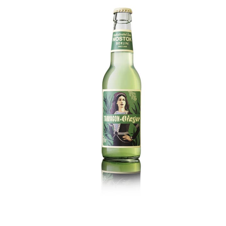 WOSTOK Lemonade - Vente Sodas/boissons gazeuses - WOSTOK Estragon & Gingembre 330 ml