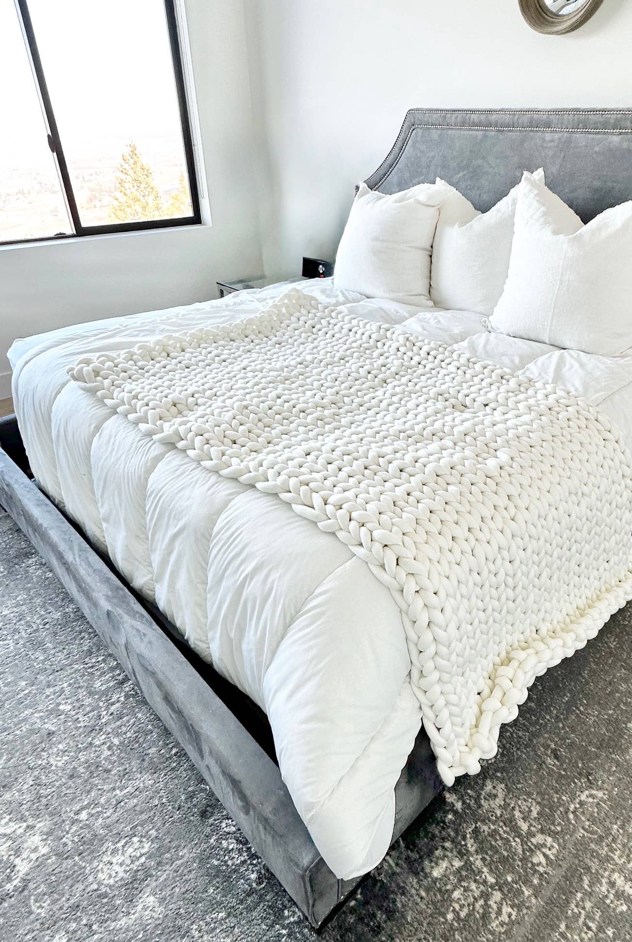 woolexperts - Vente Fils à tricoter - Fil de coton épais pour bras, tube à tricoter, laine, 4,5 kg, 10 livres8