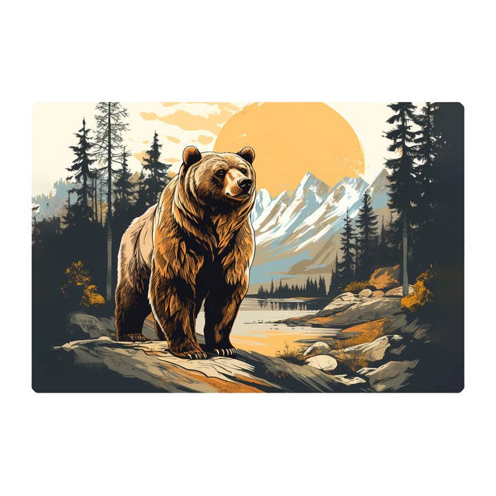 Bear Woods Wall Art for wholesale by Next Innovations
