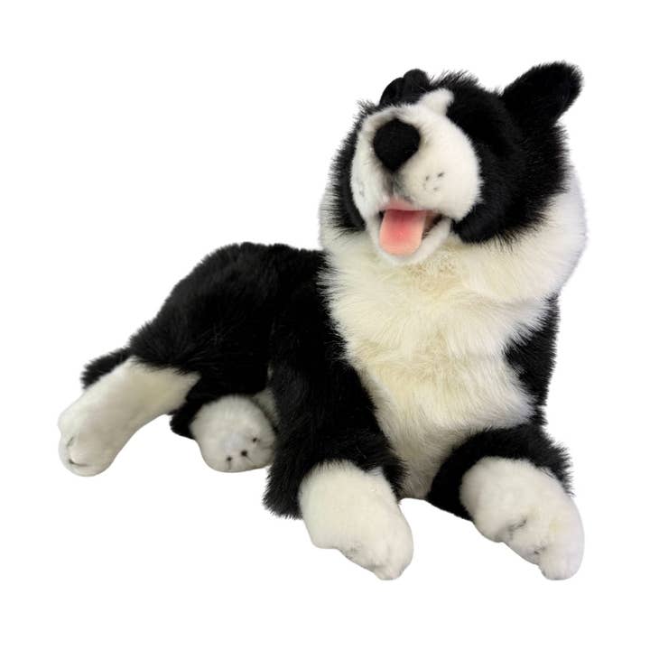 Starsky - Border Collie - 40 cm tumbado para venta al por mayor de Bocchetta Plush Toys