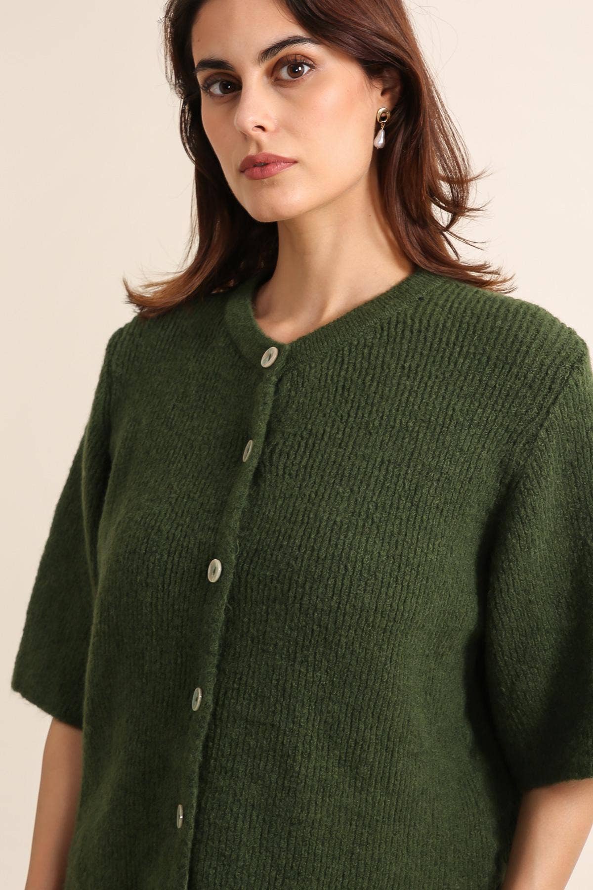 LÉA & LUC – Großhandel Strickjacke – Damen – Damen-Cardiganweste REF. 50755 aus weichem Strick14