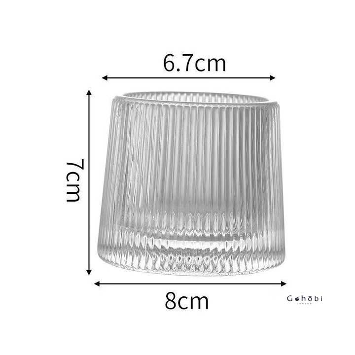 Gohobi (We cover U.S. import duties) - Wholesale Cocktail/liquor glass - Gohobi Handmade Rotating Glass Tumbler