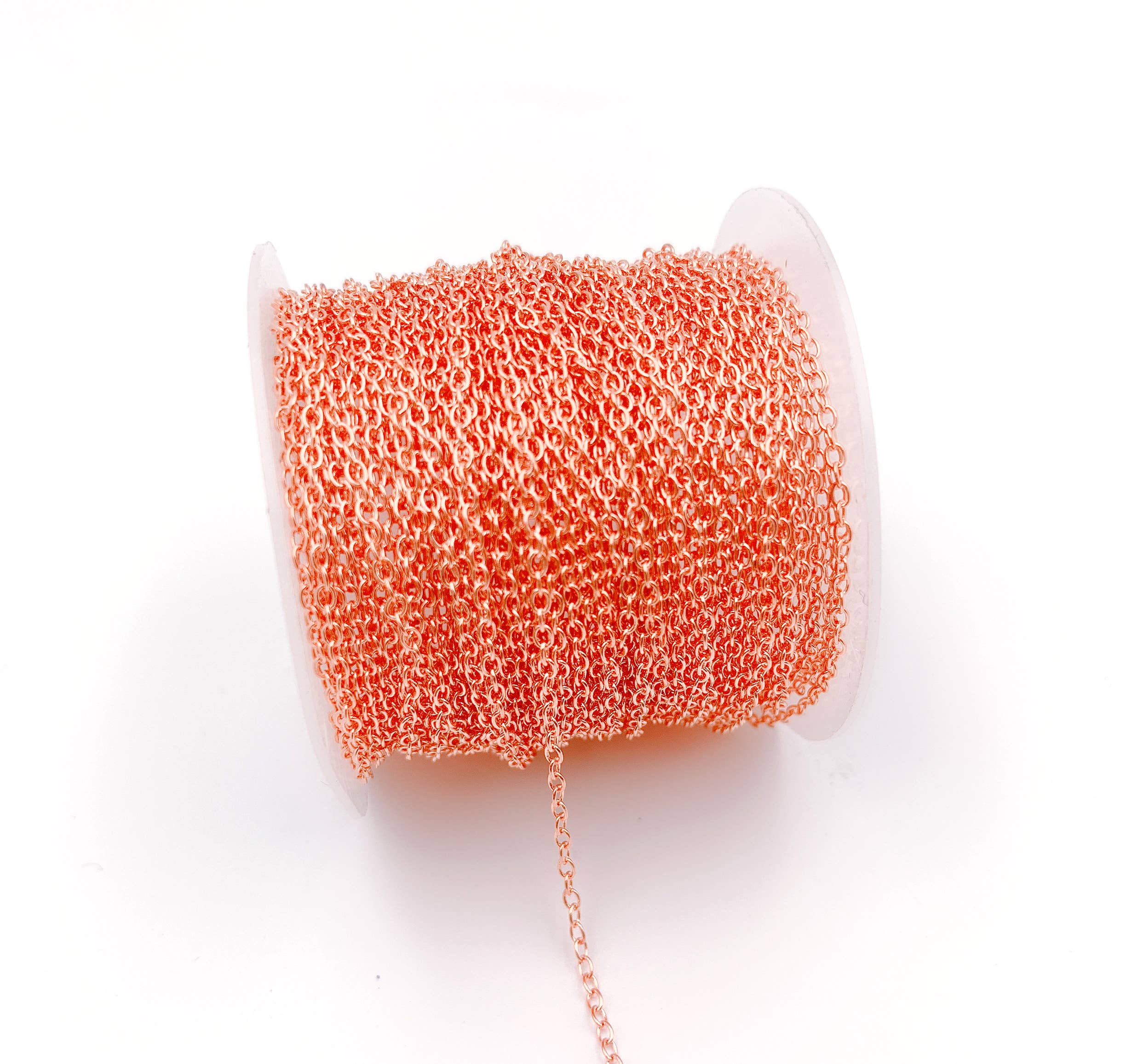 Beads Creation - Wholesale Craft Supplies - Rolo Cable Chain by Foot, Oval Link Chain, CH1222