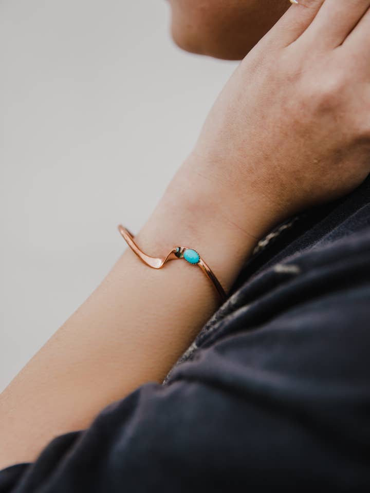 Copper Ripple Bracelet for wholesale by Rainbow Trading Post