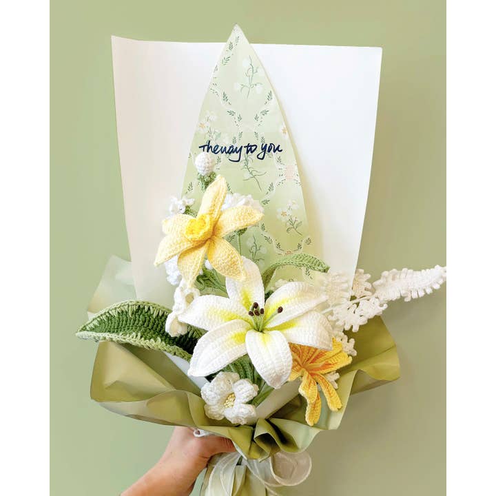 The Way to You - Wholesale Artificial flowers - Handmade Crochet Flower- Wild Daffodil3