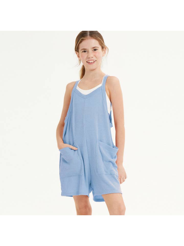 Good Girl - Wholesale Romper - Kids - Two Pocket Thermo Overall Romper / Onesie