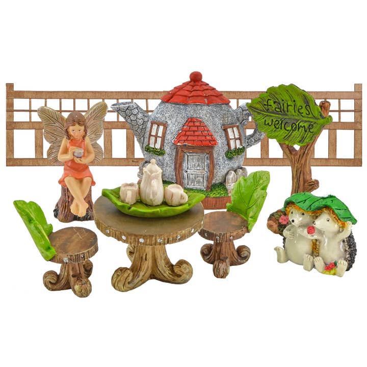 Fairy Garden Kit - Tea Party for wholesale by Arcadia Garden Products
