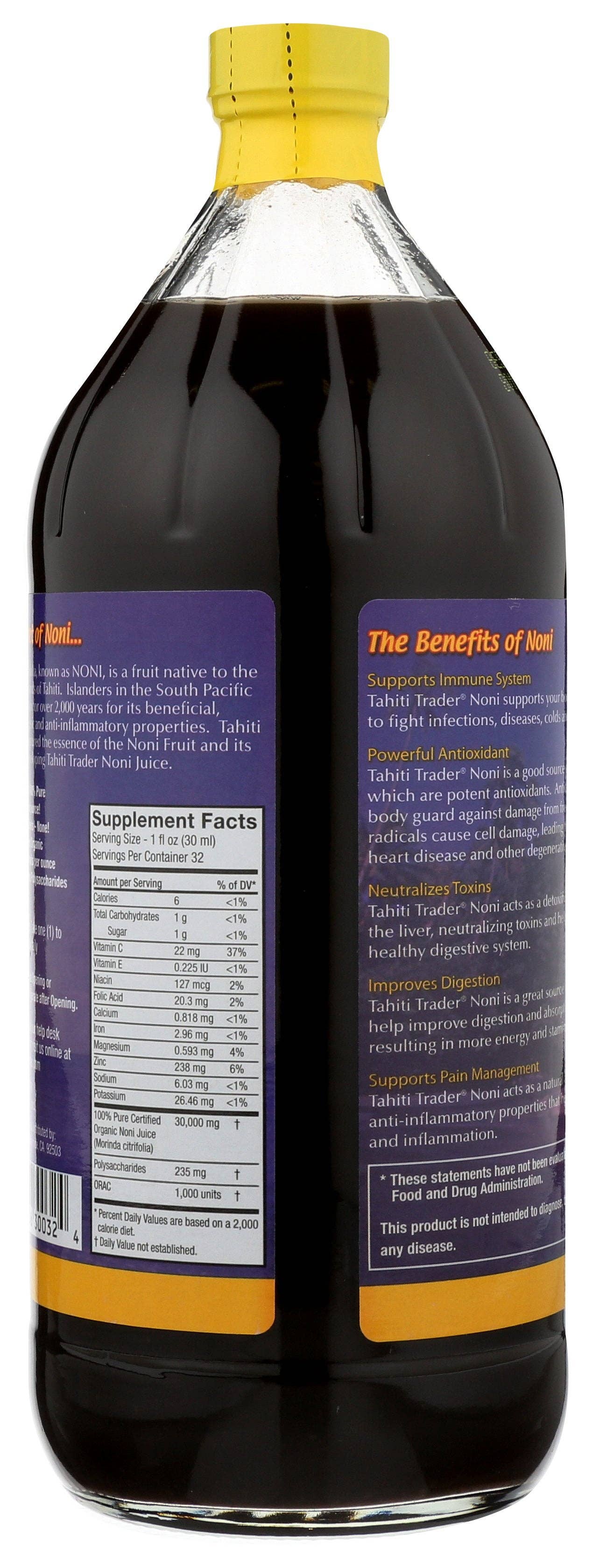 Everyday Supply Co - Wholesale Wellness Juice/Tonic - TAHITI TRADER JUICE NONI 100% ISLAND1