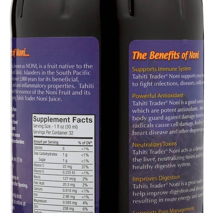 Everyday Supply Co - Wholesale Wellness Juice/Tonic - TAHITI TRADER JUICE NONI 100% ISLAND1