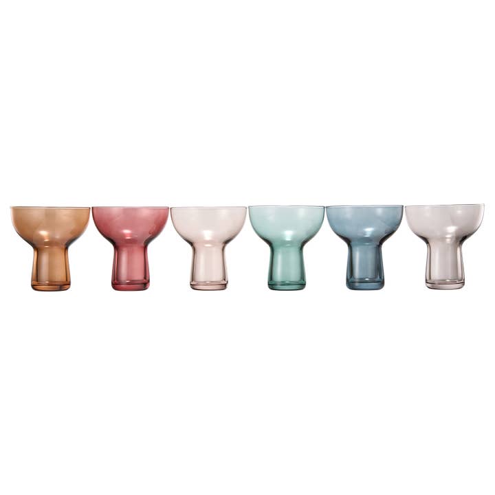 The Wine Savant / Khen Glassware - Wholesale Cocktail/Liquor Glass - Khen Crystal Stemless Margarita Glasses 10 oz | Set of 6