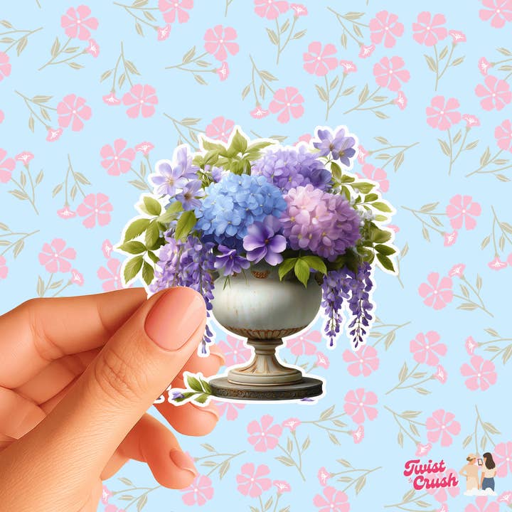 Floral vase pour la vente par Twistandcrush