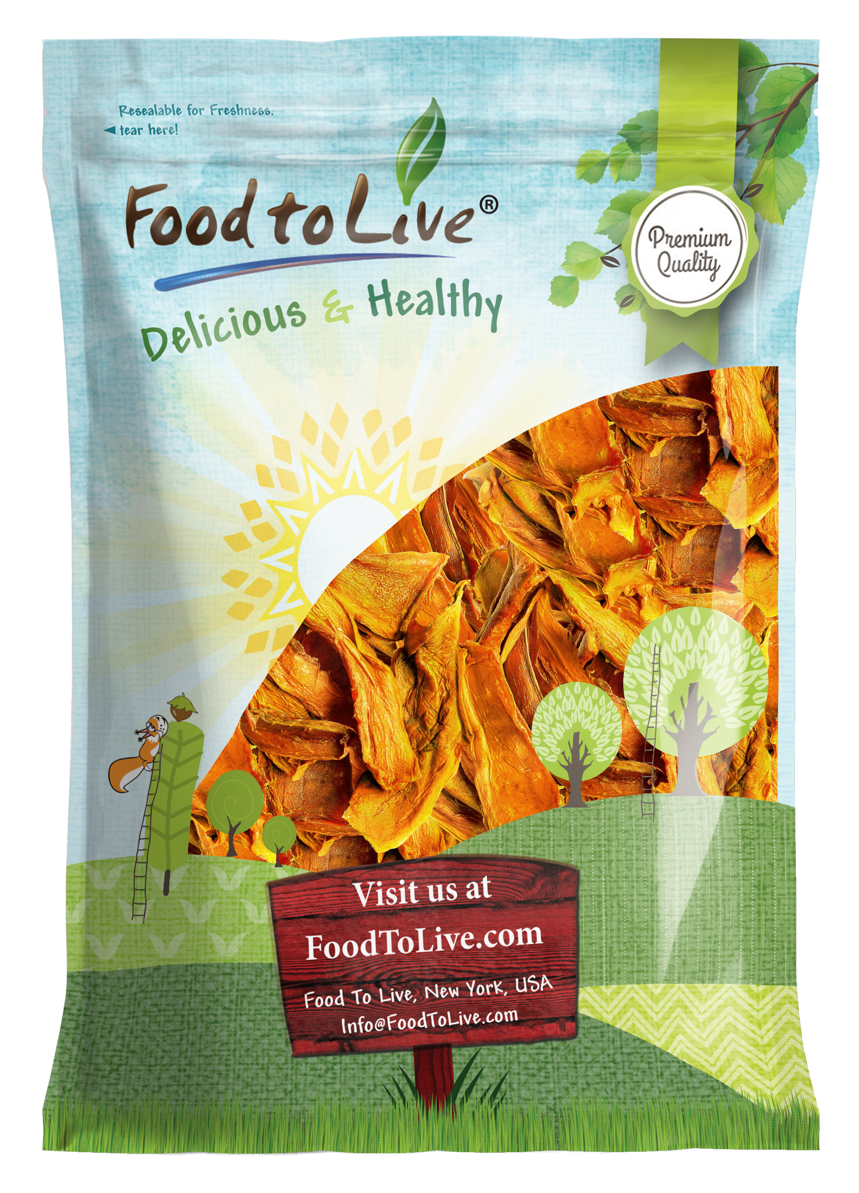 Food To Live - Wholesale Dried/Dehydrated Fruit - Dried Mango Strips – No Sugar Added. Vegan, Kosher, Bulk – by Food to Live8