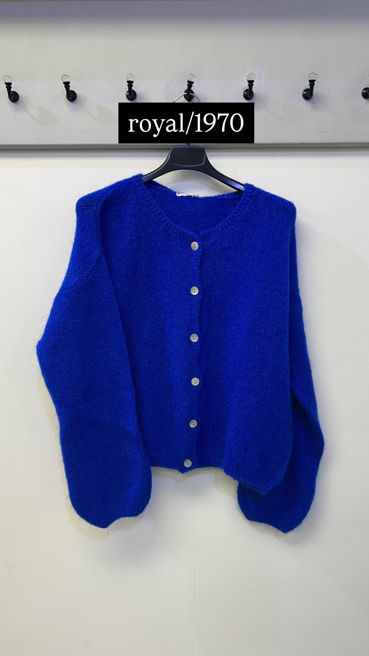 Terminal 1 Clothing – wholesale Kofta - Dam – Cardigan i mohairblandning med knappar fram3