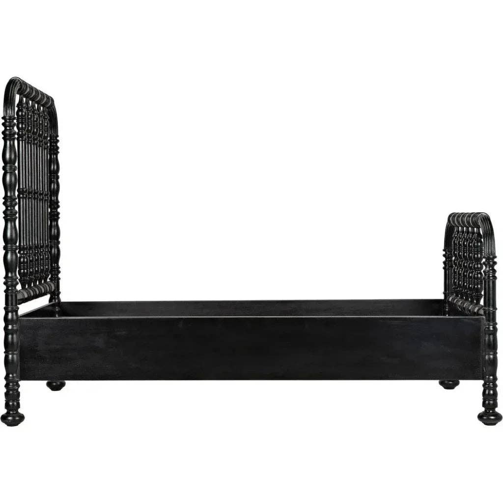 LOOMLAN - Wholesale Bed - Bachelor Black Wooden Bed Frame26