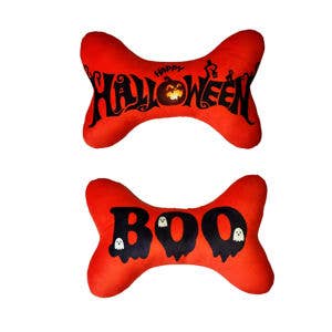 Halloween/Boo Bone Toy pour la vente par Barker's Bowtique