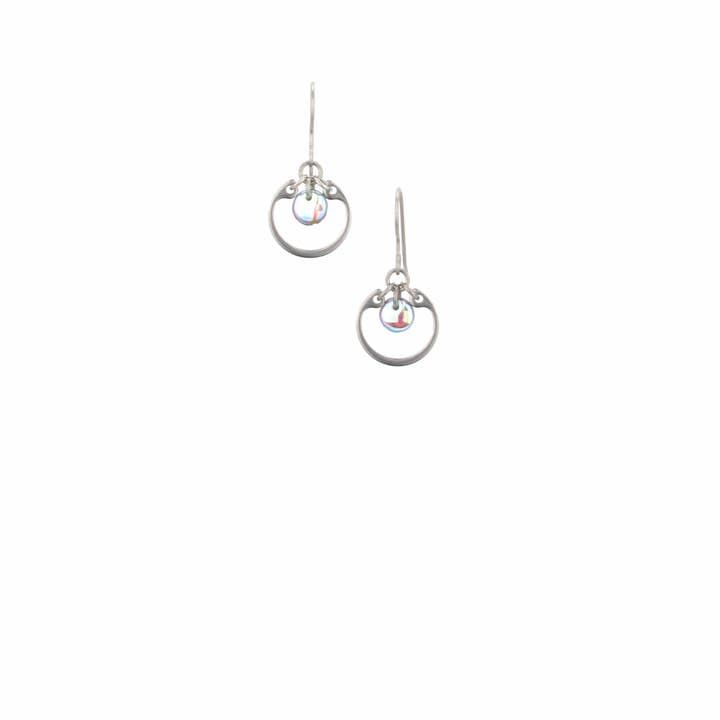 Wraptillion - Wholesale Dangle Earrings - Small Circle Earrings5