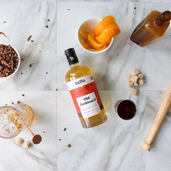 Hella Cocktail Co. - Wholesale Cocktail Mix/Syrup - Cocktail Mixer: Old Fashioned, 750ml (Case Pack of 6)3