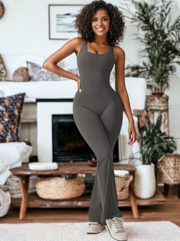 Active by Anna-Kaci - Wholesale Unitard - Women's - Hip Lifting Tight-Fitting Yoga One-Piece Fitness Clothes9