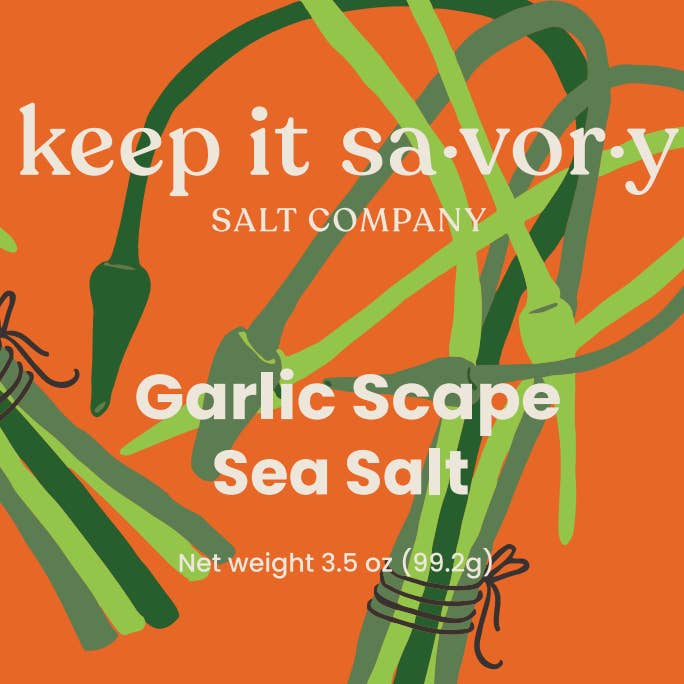 Keep It Savory Salt Co - Wholesale Salt - Garlic Scape Sea Salt *Award Winning*2