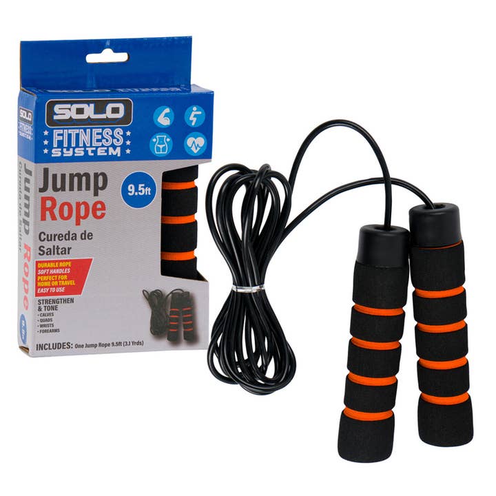 Springseil - 102'' - Schwarz mit Orange für den Großhandel von Deluxe Import Trading