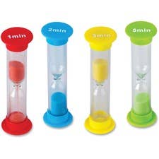 Everyday Supply Co - Wholesale Timer - Small Sand Timers Set for Skill Learning, 4-Pack