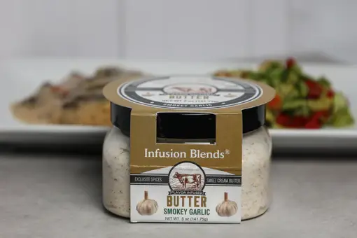 IB Foods Infusion Blends - Wholesale Butter - Smokey Garlic Flavored Butter Food Service 1