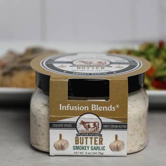 IB Foods Infusion Blends - Wholesale Butter - Smokey Garlic Flavored Butter Food Service 1