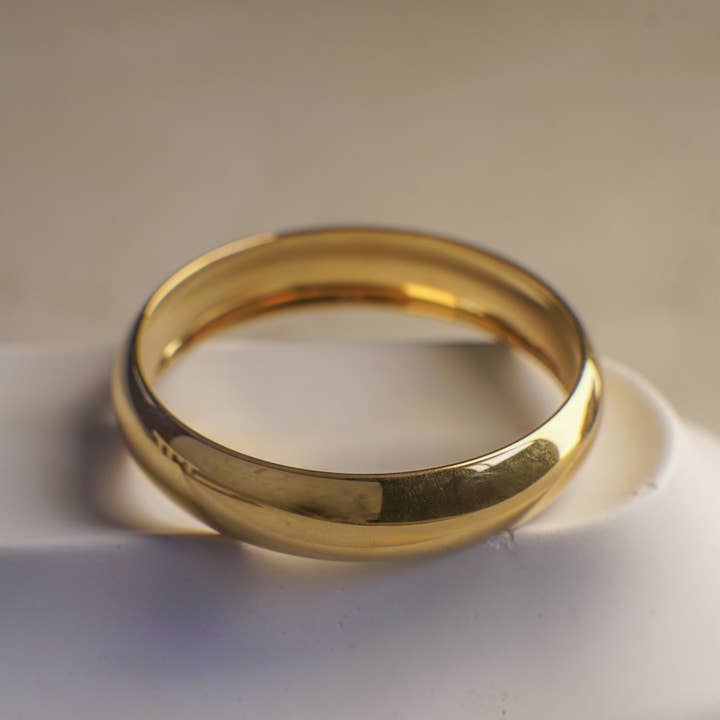 Joanna Classic Gold Bangle Bracelet for wholesale by Faya & Co.