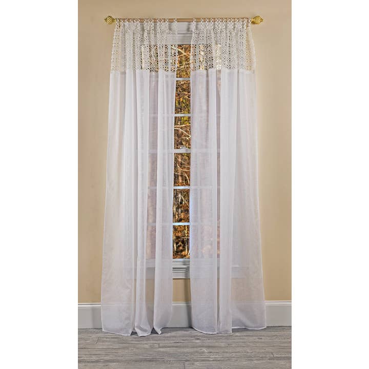 Xia Home Fashions & Manor Luxe – wholesale Curtain – Crochet Curtain1