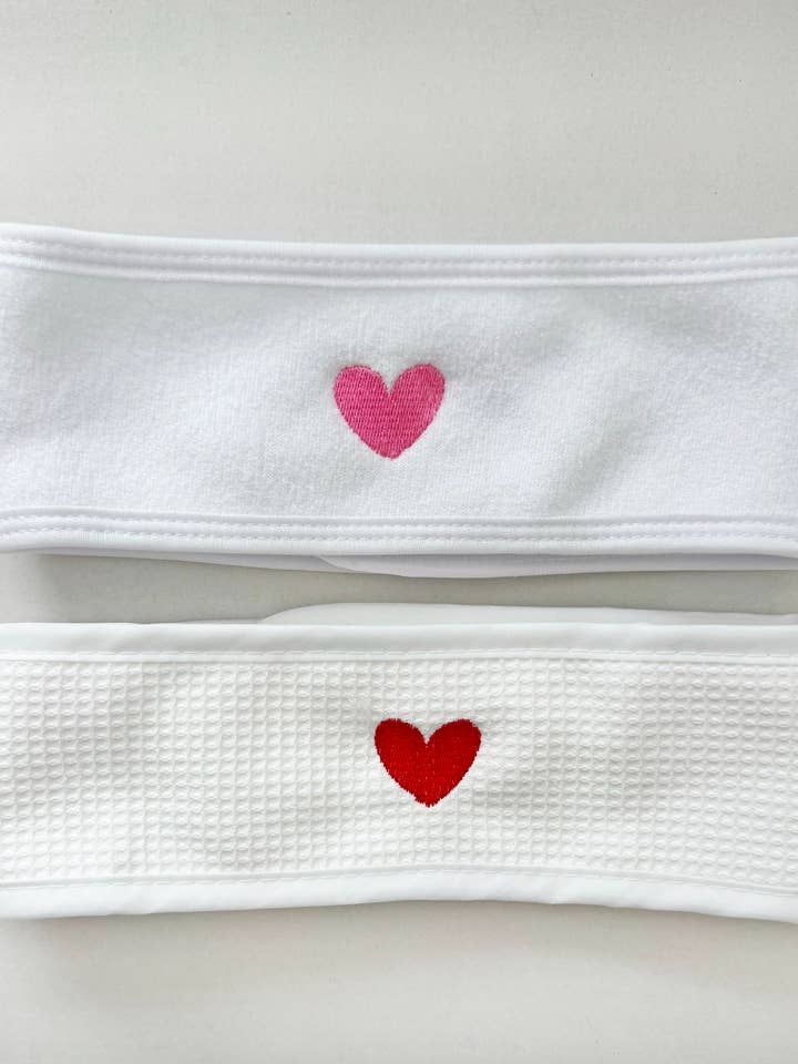 Spa pandebånd Vaffel pandebånd Frotté pandebånd til makeup for engroshandel hos Whim and Whimsy Gift Co.