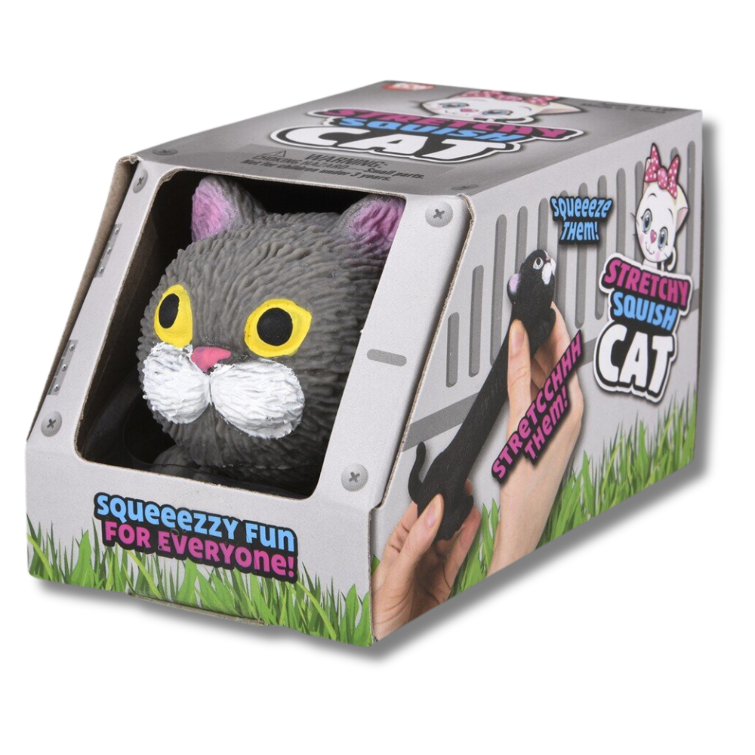 JSBlueRidge Toys - Vente Fidget/jouet anti-stress – enfant - Jouet pour enfants chat extensible et moelleux - Assorti4