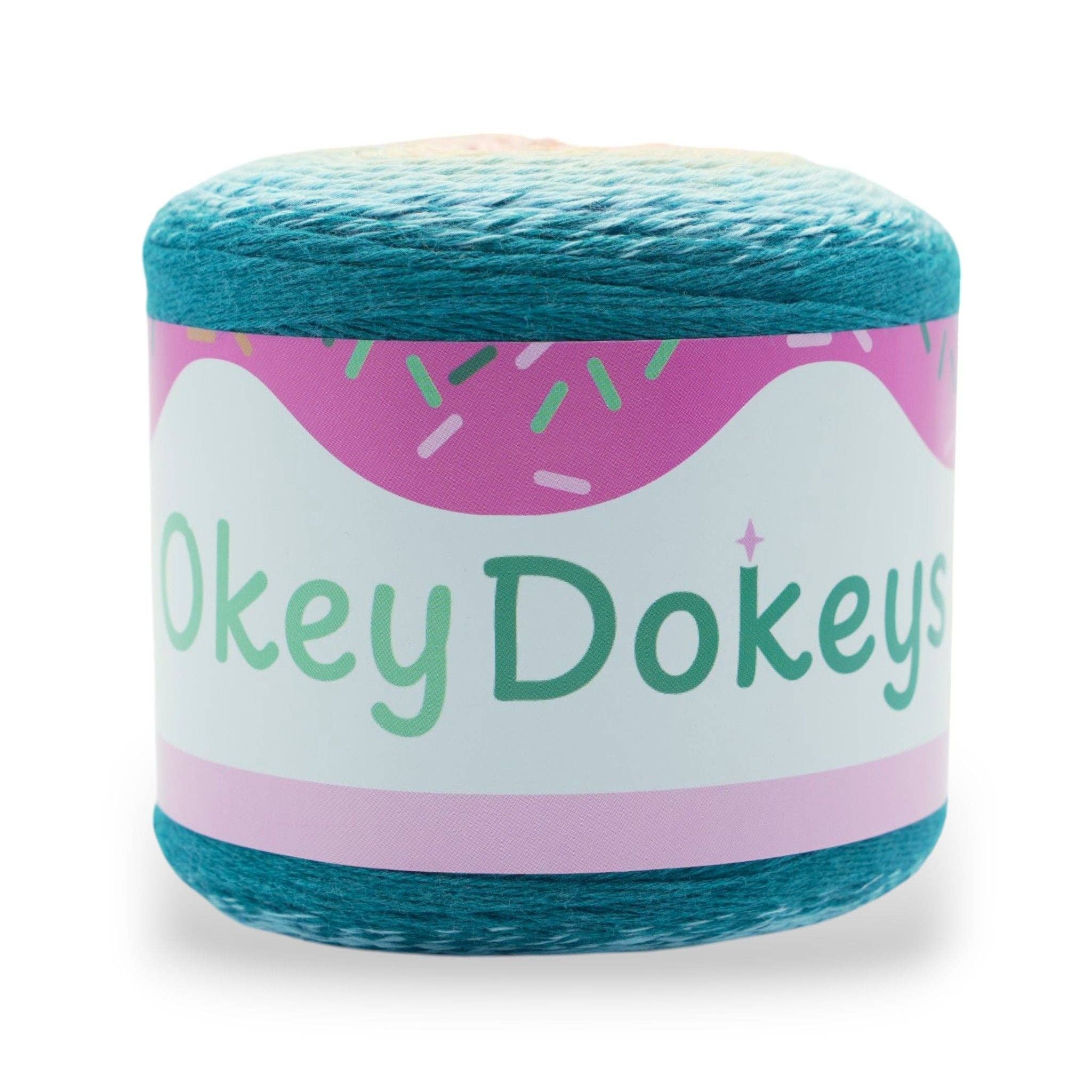 Okey Dokeys - Wholesale Yarn - 1060 Yards Gradient Cake Yarn - #1 Super Fine Cotton Acrylic Yarn12