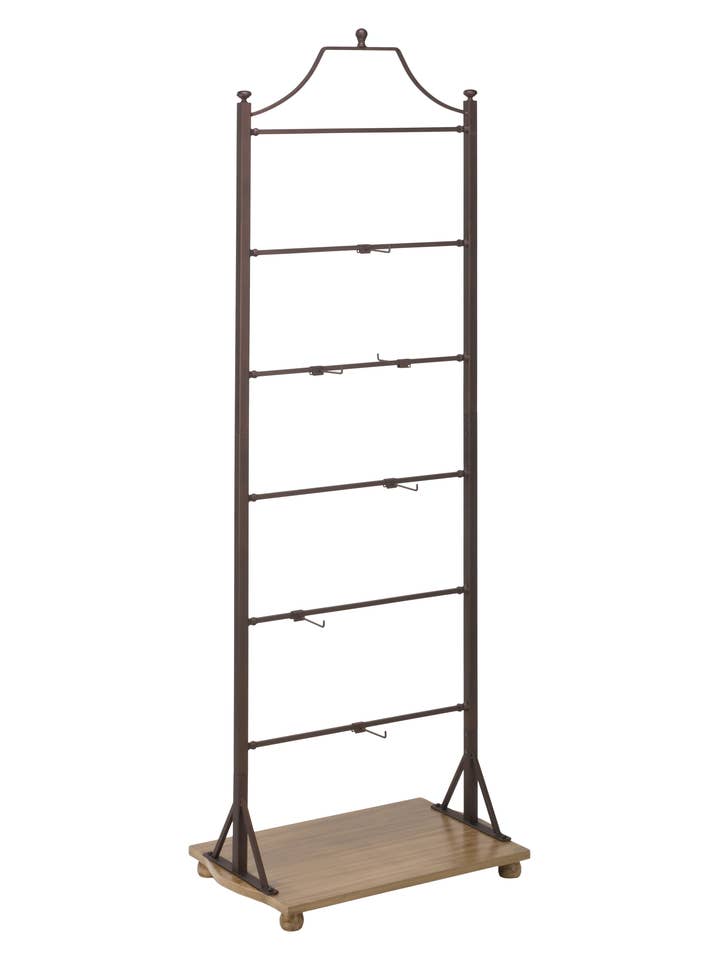 Bronze Ladder Floor Display with 36 hooks and other Purchase Wholesale sock display stand. Free Returns & Net 60 Terms on Faire trending on Faire.