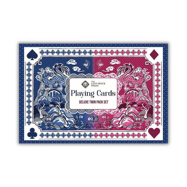 JEU DE CARTES DE LUXE : Pack Jumeau Chinoiserie pour la vente par The Lion Rock Press