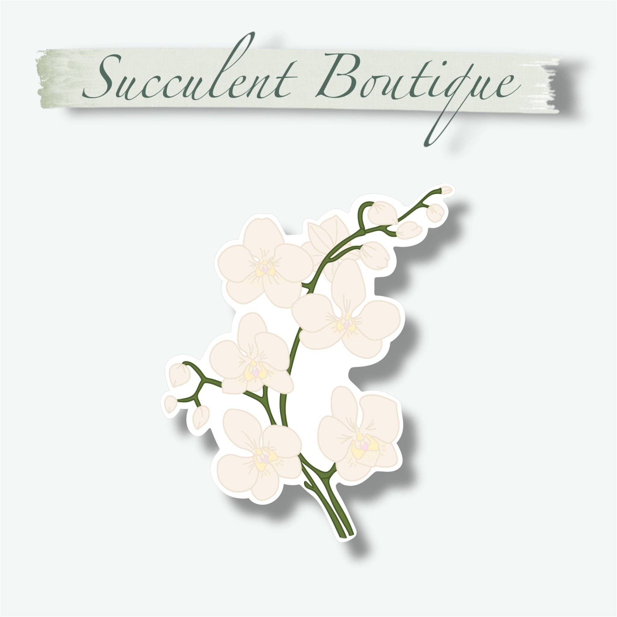 Succulent Boutique - Wholesale Sticker - New Years Flowers Sticker Sheet2