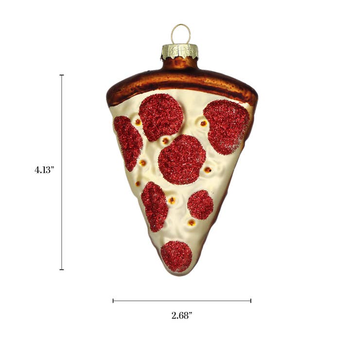 Chive - Wholesale Ornament - Christmas Ornament Glass Handmade Pizza Slice 108 Styles3