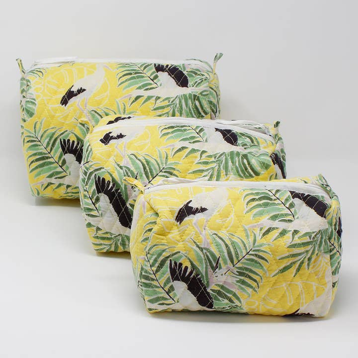 Multi Pelican Cosmetic Bag S/3 for wholesale on Faire