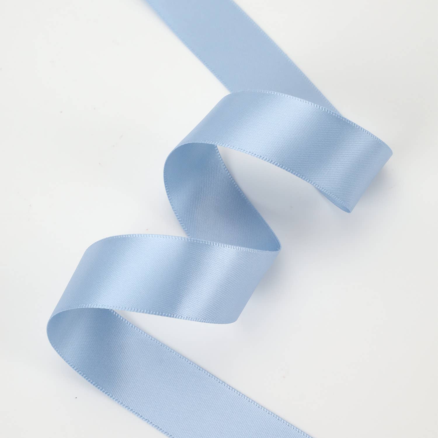 LA Ribbons Wholesale - Wholesale Ribbon - Gift Wrapping - Single Face Satin Ribbon | French Blue (332)8