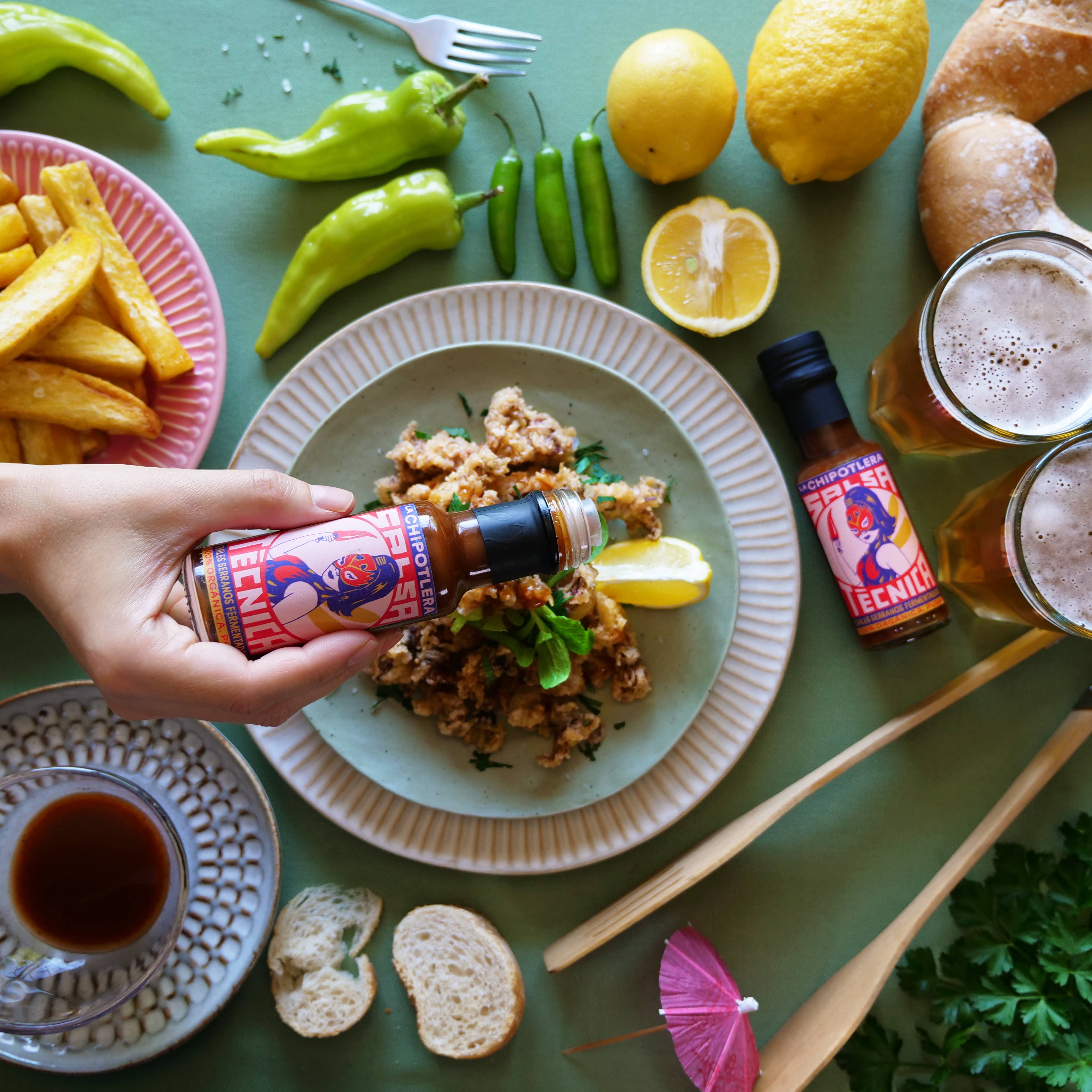 LA CHIPOTLERA - Venta al por mayor Salsa - Salsa Técnica 125 ml - Salsa ECO de chile serrano fermentado4