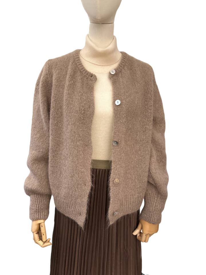 Orice – wholesale Cardigan – Women’s – Long sleeve baby Mohair knit cardigan - Orice