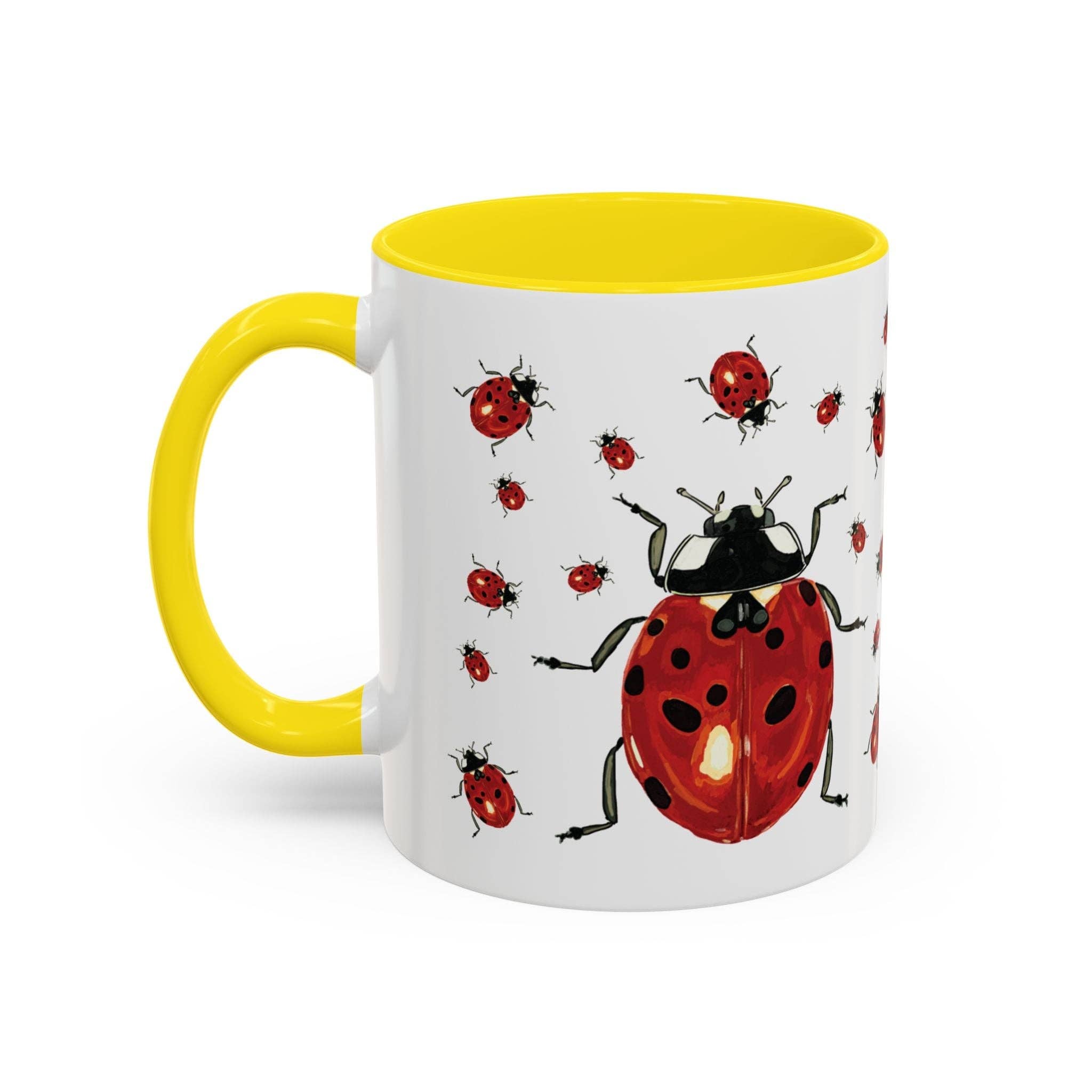 Blue Cava - Wholesale Coffee Mug - Ladybug Two Tone Ceramic Mug (11oz & 15oz)27