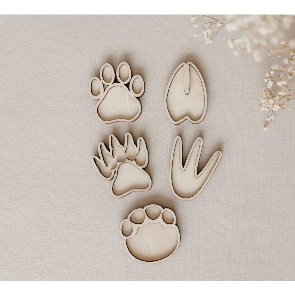 Leukmetletters – Großhandel Holzspielzeug – Kinder – Kleine Fülltrays | Tierpfoten1