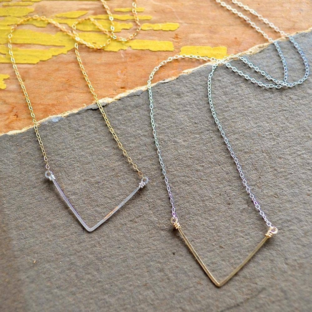 Foamy Wader - Vente Colliers à pendentif - Collier Chevron - Collier pendentif chevron v chatoyant6