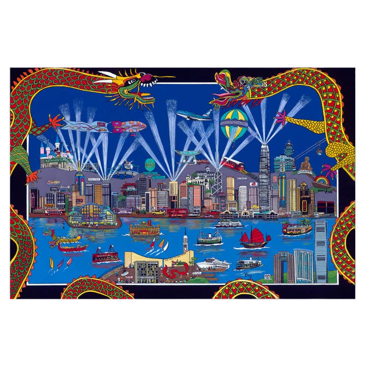 Jigsaw Puzzle Hong Kong 1000 piece for wholesale by Wuundentoy