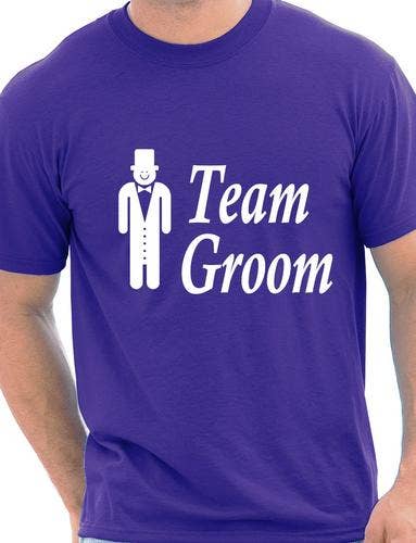 Print4U - Wholesale Screen printed t-shirt – Men′s - Team Groom Stag Night Wedding T-Shirt1