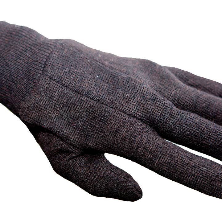 G & F Products - Wholesale Gloves - Unisex - Heavy Weight 9OZ. Brown Jersey Work Gloves, 12 pairs